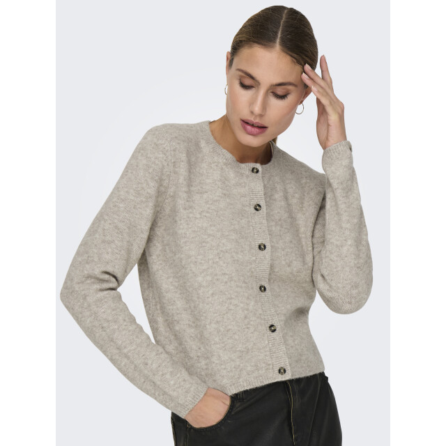 Jacqueline de Yong chloe life l/s cardigan knt noos 15330581 turtledove 06741.940.0050 large