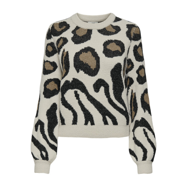 Jacqueline de Yong lorraine animal l/s pullover knt 15292890 - 06712.939.0113 large