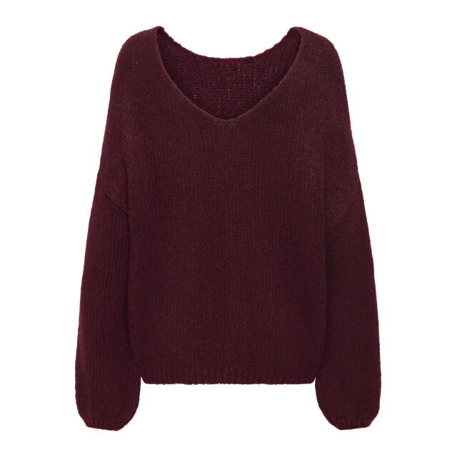 Jacqueline de Yong dinea l/s reversible pullov. knt 15334709 cabarnet 06712.670.0077 large