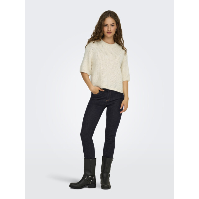 Jacqueline de Yong linea s/s pullover o-neck knt no 15367237 birch 06712.198.0252 large