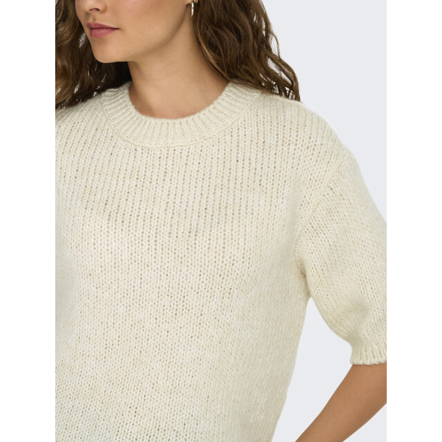 Jacqueline de Yong linea s/s pullover o-neck knt no 15367237 birch 06712.198.0252 large