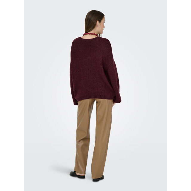 Jacqueline de Yong dinea l/s reversible pullov. knt 15334709 cabarnet 06712.670.0077 large