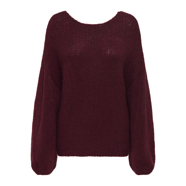 Jacqueline de Yong dinea l/s reversible pullov. knt 15334709 cabarnet 06712.670.0077 large