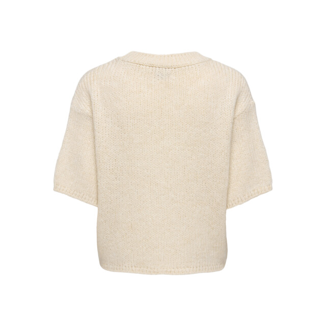 Jacqueline de Yong linea s/s pullover o-neck knt no 15367237 birch 06712.198.0252 large