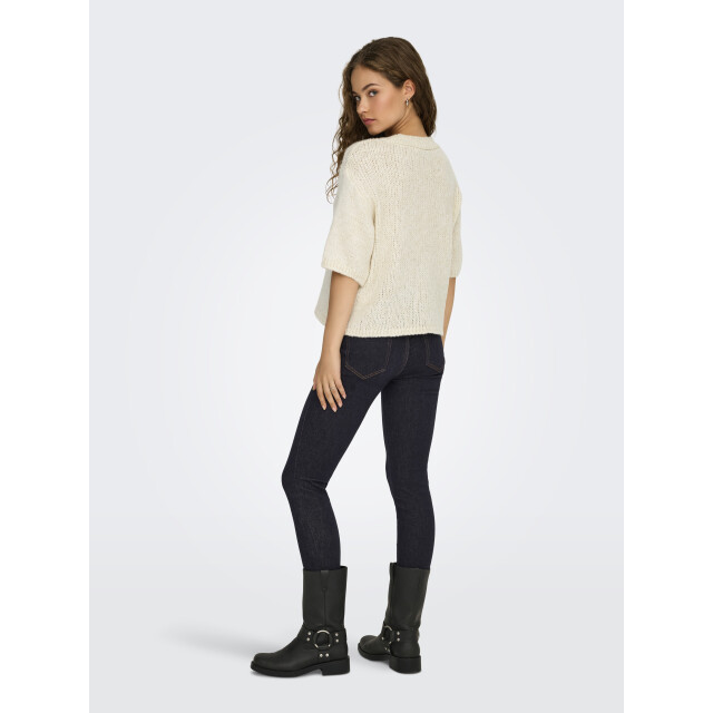 Jacqueline de Yong linea s/s pullover o-neck knt no 15367237 birch 06712.198.0252 large