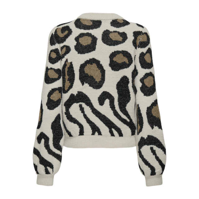 Jacqueline de Yong lorraine animal l/s pullover knt 15292890 - 06712.939.0113 large