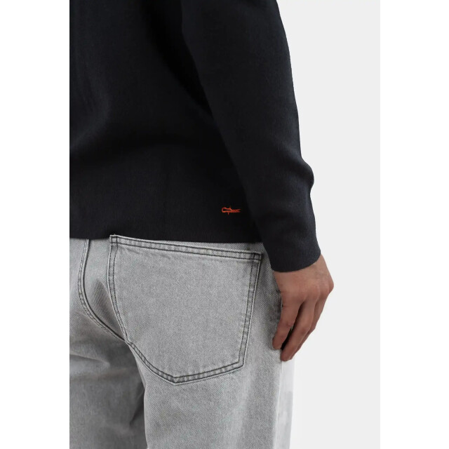 Ciszere Caleb knitted half zip black 40067-069 large