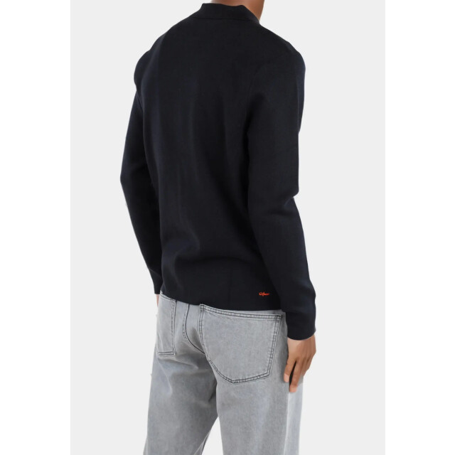 Ciszere Caleb knitted half zip black 40067-069 large