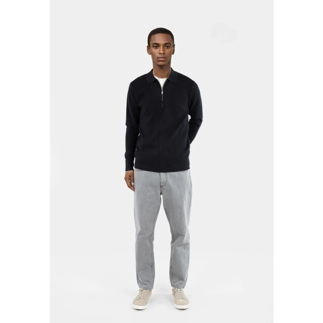 Ciszere Caleb knitted half zip black 40067-069 large
