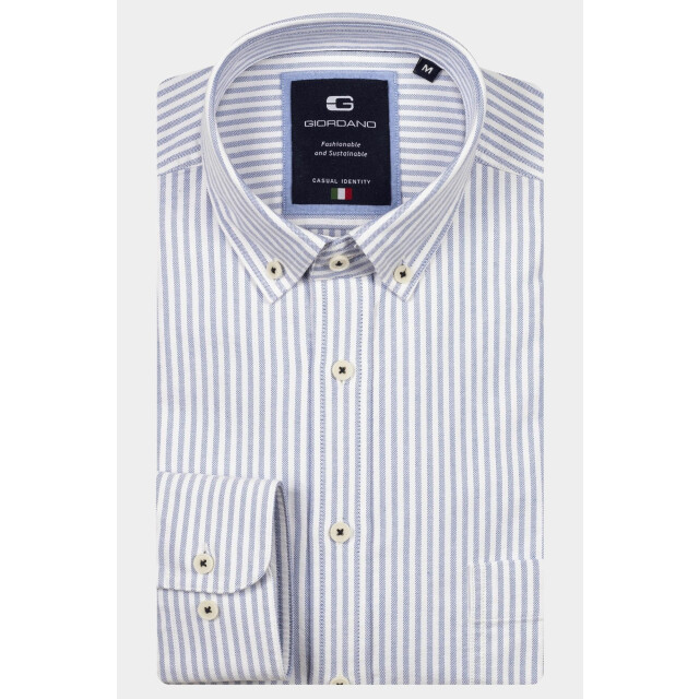 Giordano Casual hemd lange mouw brando long sleeve button dow 527107/62 201138 large