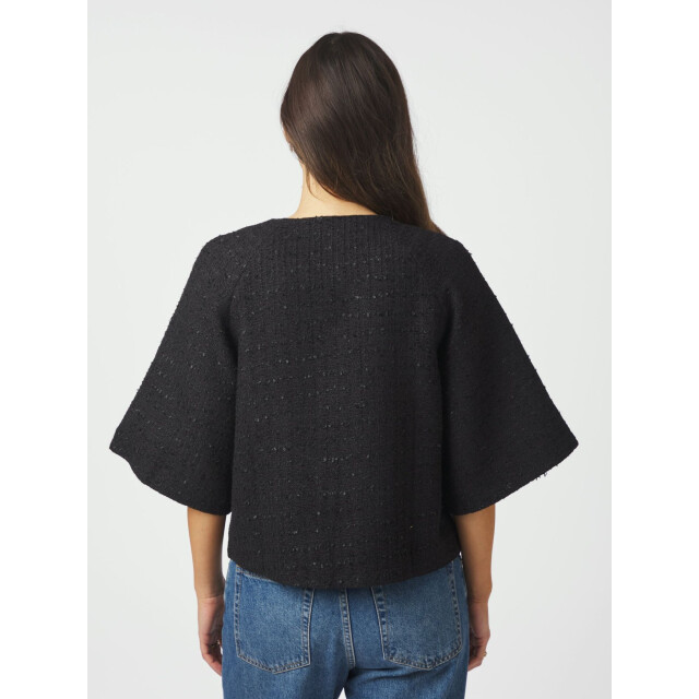 Neo Noir rosella boucle mini jacket 166488 100 black 06111.990.0022 large