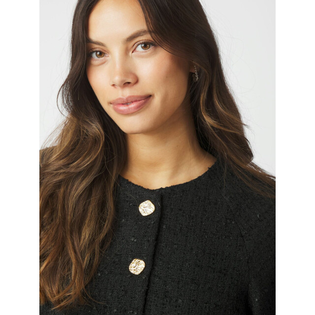 Neo Noir rosella boucle mini jacket 166488 100 black 06111.990.0022 large