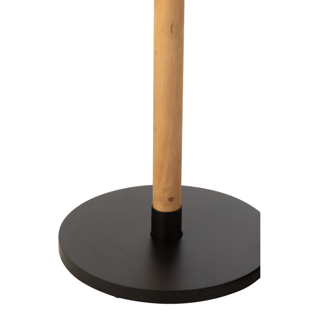 J-Line Set of 2 side tables ron mdf/pinewood natural black 46318 large