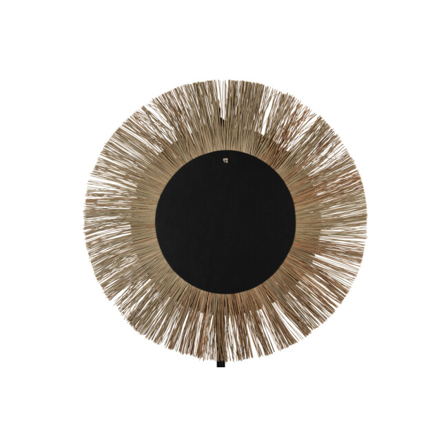 J-Line Mirror mendi round grass natural large 20911 large
