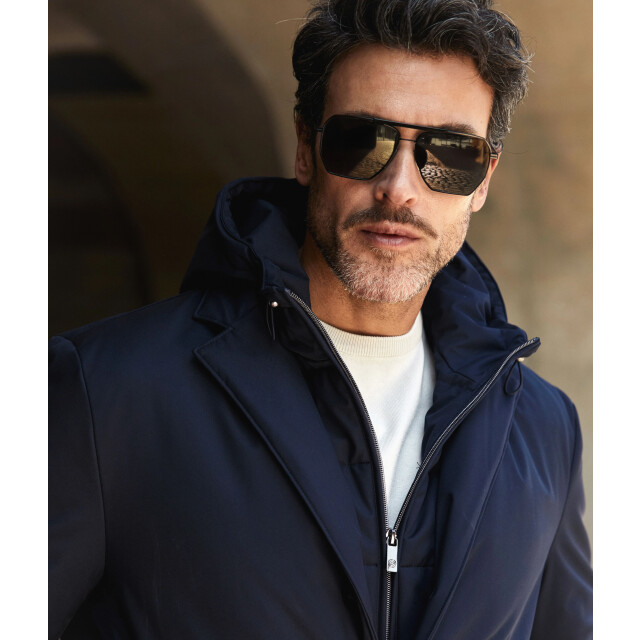 Blue Industry De manteljas met capuchon | OBIW25-M1 large