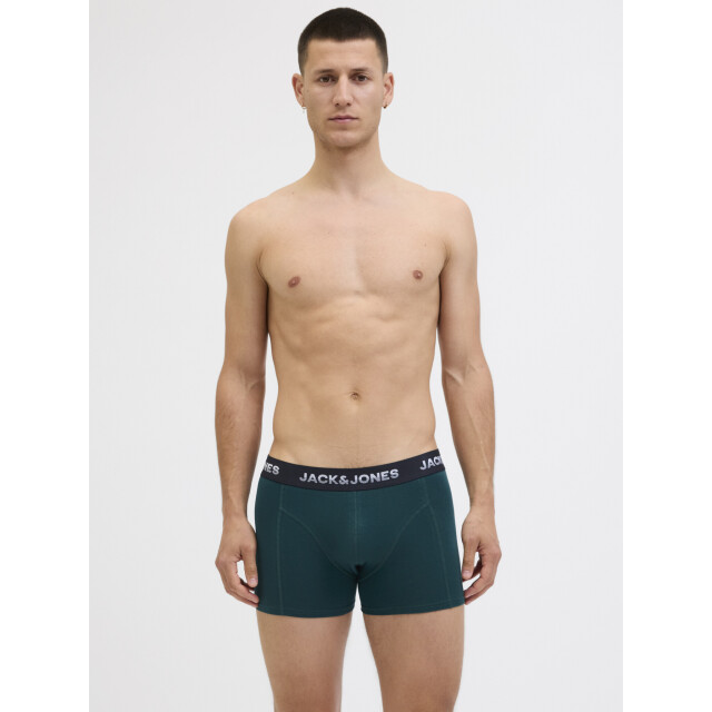 Jack & Jones Heren boxershorts trunks jacmaxwell 3-pack donkerblauw/oranje 12283353 large