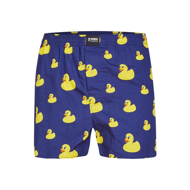 Happy Shorts X heren wijde boxershort met binnenbroek kikker/eend/bij print 3-pack HS-X-Multi-3er-D16 large