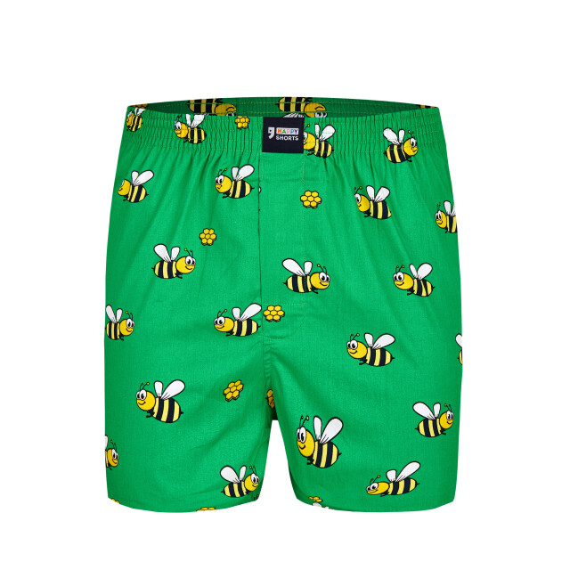 Happy Shorts X heren wijde boxershort met binnenbroek bijen print HS-X-217 large