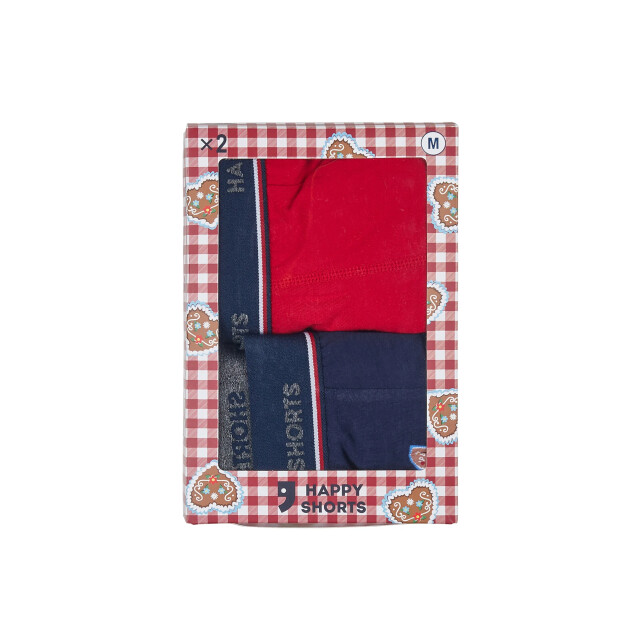 Happy Shorts Heren boxershorts oktoberfest 2-pack gingerbread hart HS-J-1083 large