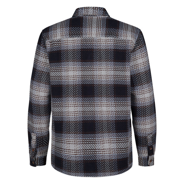 Petrol Industries men shirt long sleeve check m-3050-sil405 9038 light grey melee 05631.910.0014 large