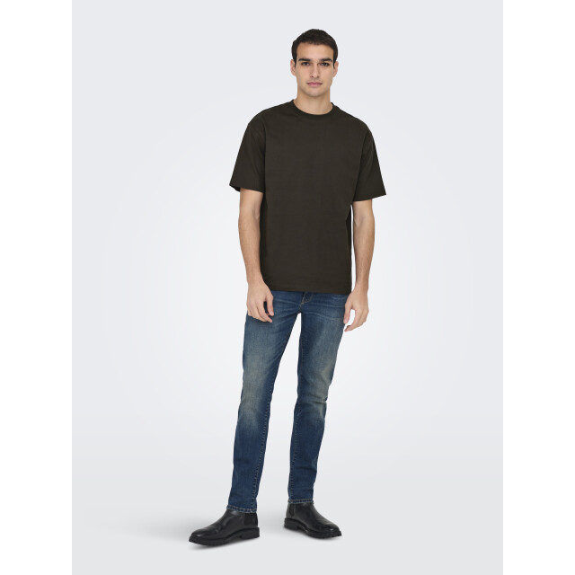 Only & Sons onsfred life rlx ss tee noos 22022532 mulch 05011.840.0149 large