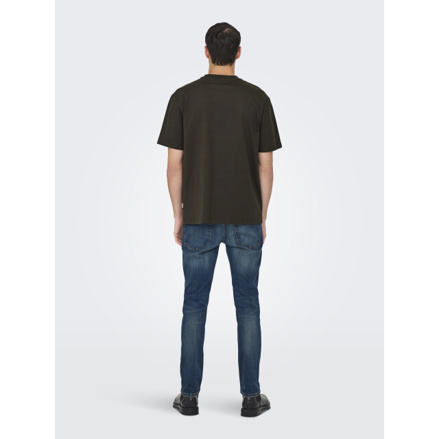 Only & Sons onsfred life rlx ss tee noos 22022532 mulch 05011.840.0149 large