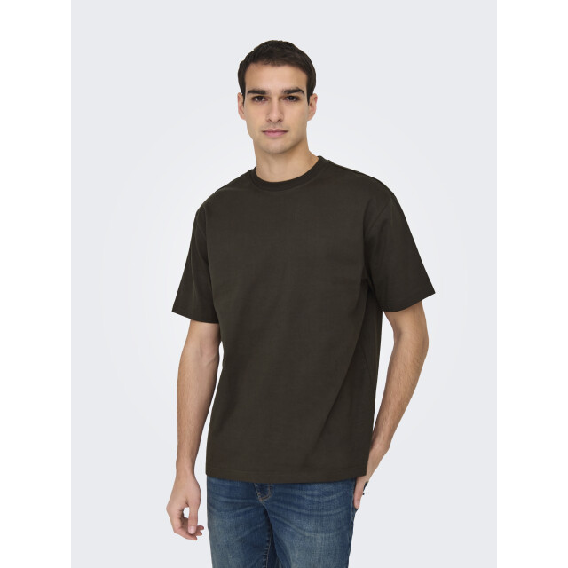 Only & Sons onsfred life rlx ss tee noos 22022532 mulch 05011.840.0149 large