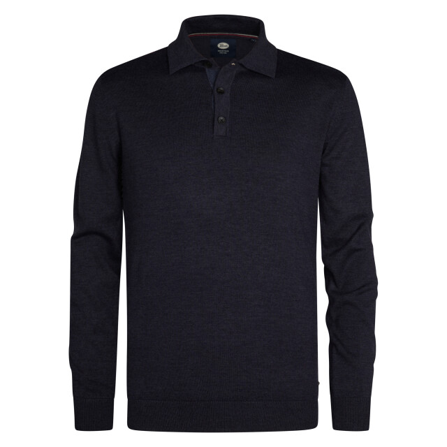 Petrol Industries men knitwear polo m-3050-kwc204 5092 royal 05311.261.0072 large