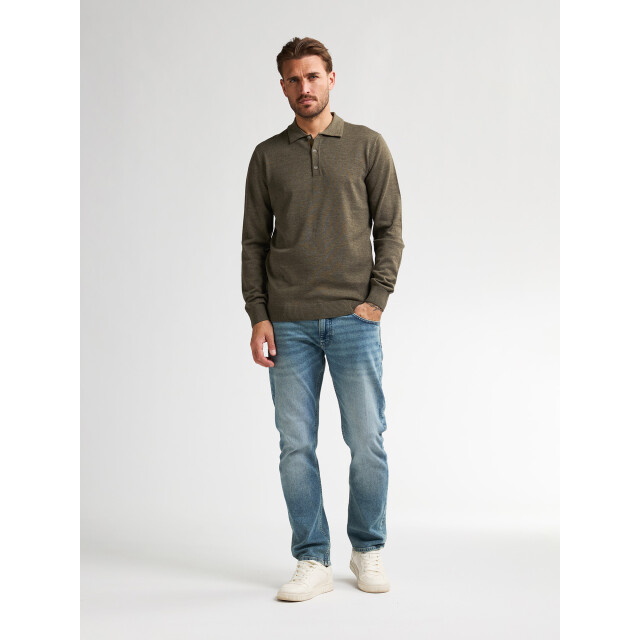Petrol Industries men knitwear polo m-3050-kwc204 6174 mossy 05311.938.0072 large