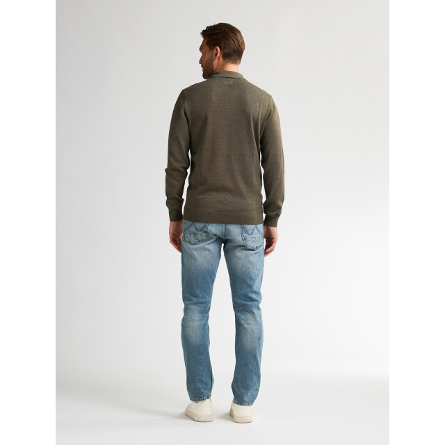 Petrol Industries men knitwear polo m-3050-kwc204 6174 mossy 05311.938.0072 large