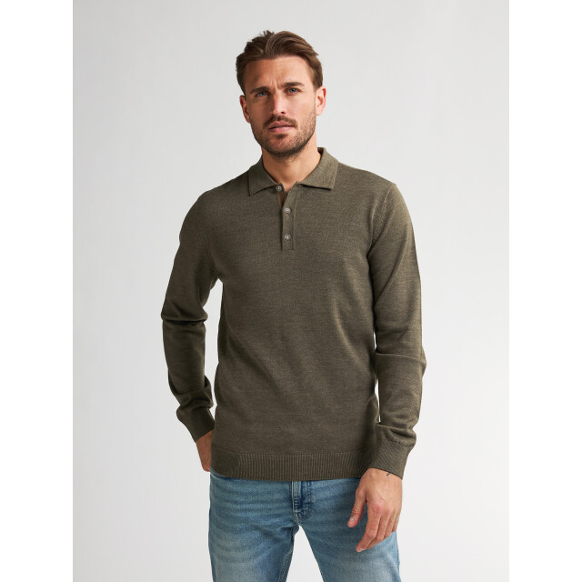 Petrol Industries men knitwear polo m-3050-kwc204 6174 mossy 05311.938.0072 large