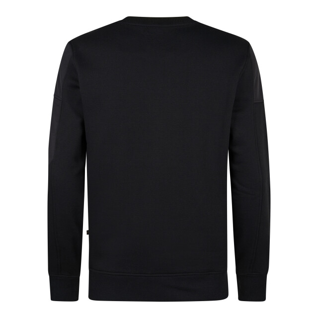 Petrol Industries men sweater round neck m-3050-swr322 9111 deep black 05735.990.0019 large