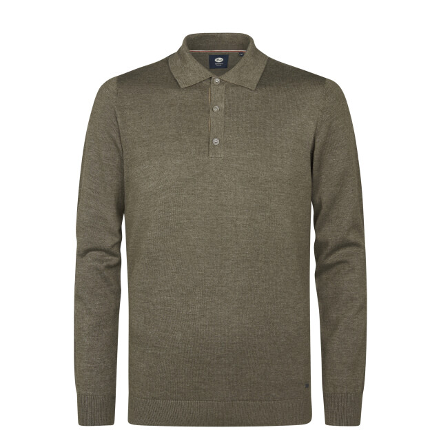 Petrol Industries men knitwear polo m-3050-kwc204 6174 mossy 05311.938.0072 large