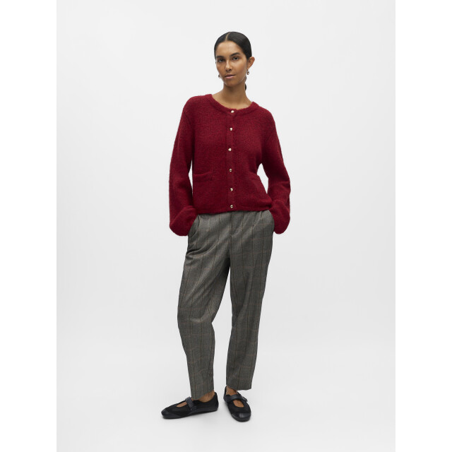 Object objsaggia re l/s knit cardigan noos 23046886 karanda red 06741.640.0010 large