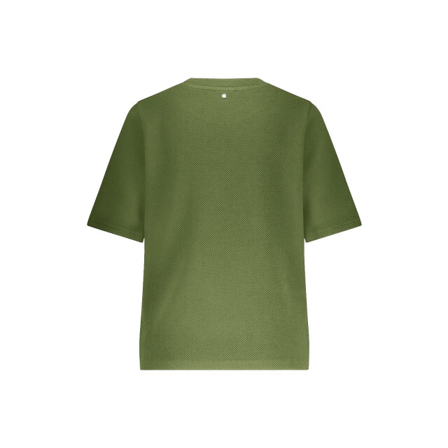 Tramontana structured short sleeve top e01-17-401 006501 moss 06011.360.0066 large