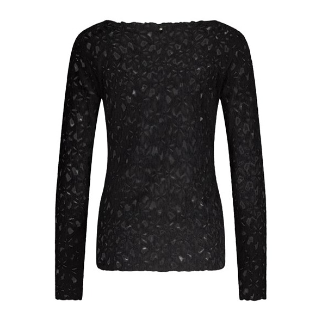 Tramontana brushed stretch lace top c42-17-401 009000 black 06010.990.0065 large