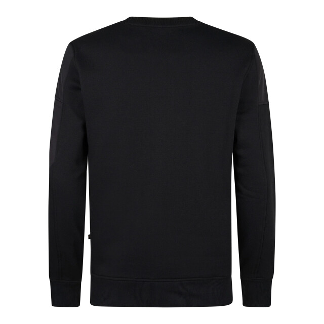 Petrol Industries Heren trui- m-3050-swr322 9111 black Petrol Sweater M 3050 SWR322 9111Black large