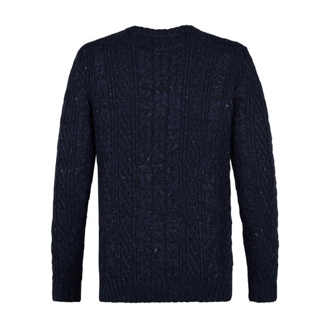 Petrol Industries Heren trui- m-3050-kwr247 5090 deep capri Petrol Sweater M 3050 KWR247 5090DeepCapri large