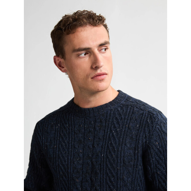 Petrol Industries Heren trui- m-3050-kwr247 5090 deep capri Petrol Sweater M 3050 KWR247 5090DeepCapri large