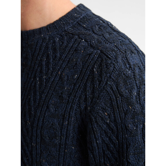 Petrol Industries Heren trui- m-3050-kwr247 5090 deep capri Petrol Sweater M 3050 KWR247 5090DeepCapri large