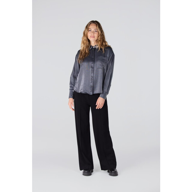 Jansen Amsterdam Lieke blouse ws742 antraciet WS742 large