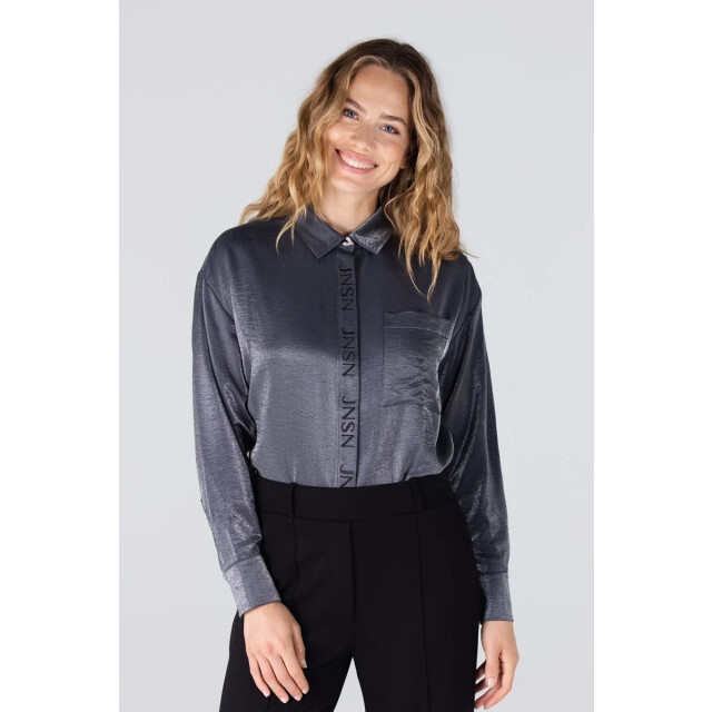 Jansen Amsterdam Lieke blouse ws742 antraciet WS742 large