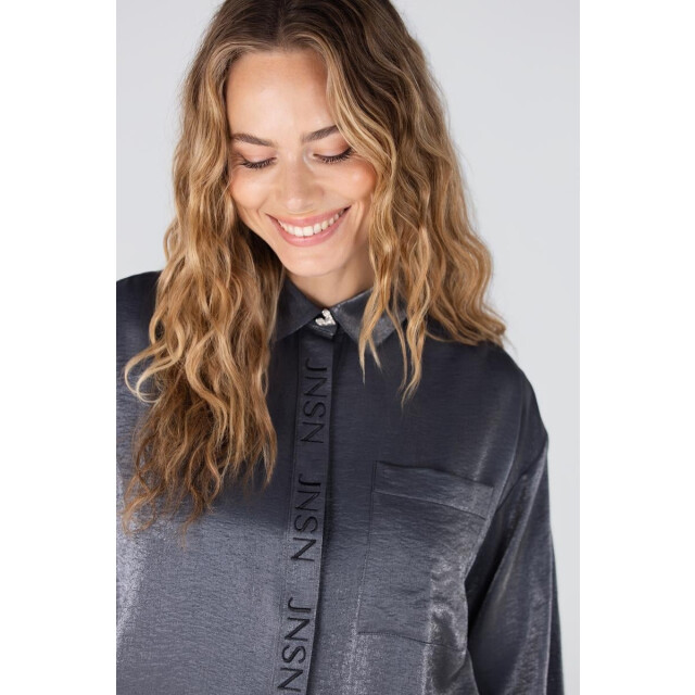 Jansen Amsterdam Lieke blouse ws742 antraciet WS742 large