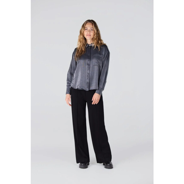 Jansen Amsterdam Lieke blouse ws742 antraciet WS742 large