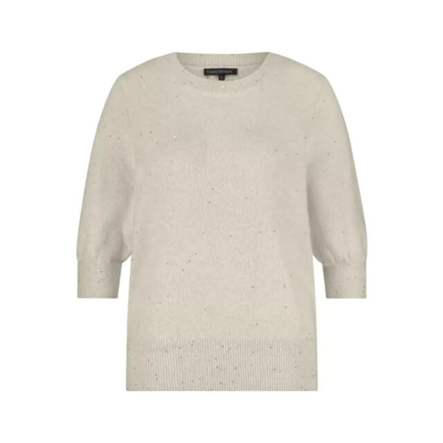 Tramontana short sleeve sequin jumper o02-17-601 006801 melange 06712.938.0180 large
