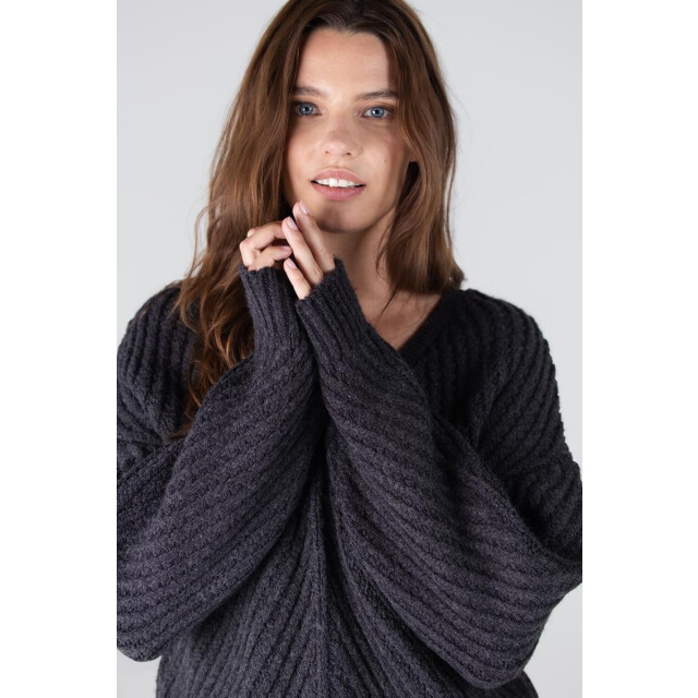 Jansen Amsterdam Dawn c157 v-neck antraciet C157 large