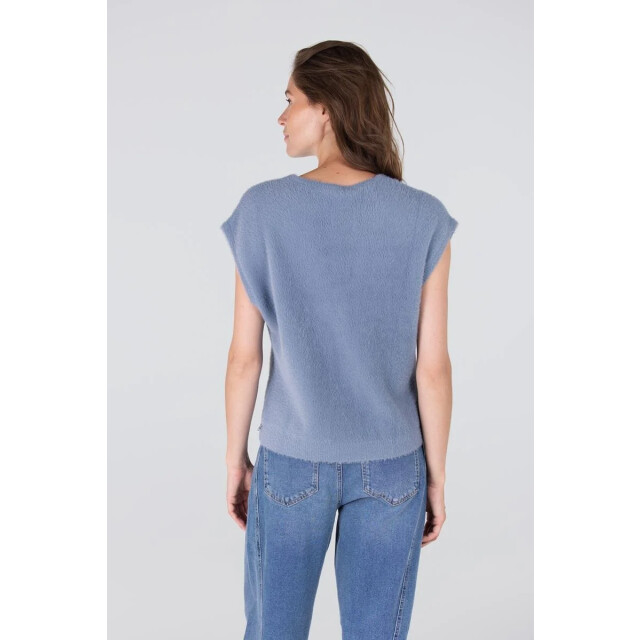 Jansen Amsterdam Chelsie gilet p204 blue grey P204 large