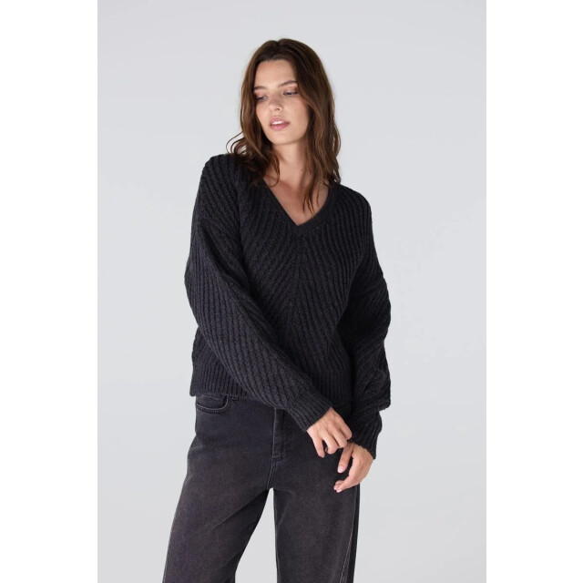 Jansen Amsterdam Dawn c157 v-neck antraciet C157 large