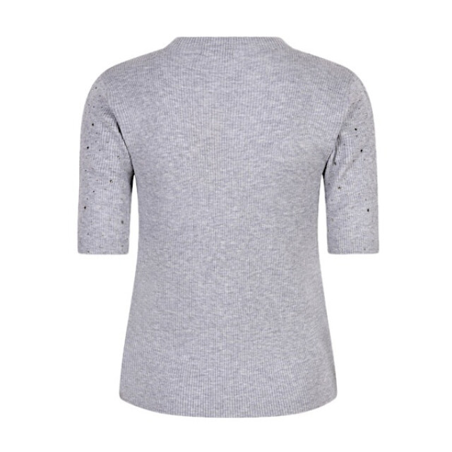 Esqualo Top f25-02521 light grey melange F25-02521 - Light Grey melange large