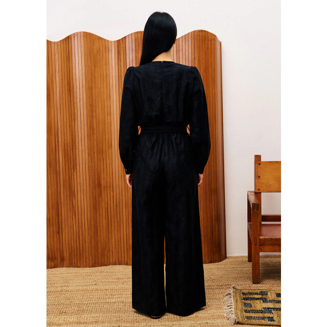 FRNCH Cardamom jumpsuit strikceintuur en pofmouw 9610312515912 large